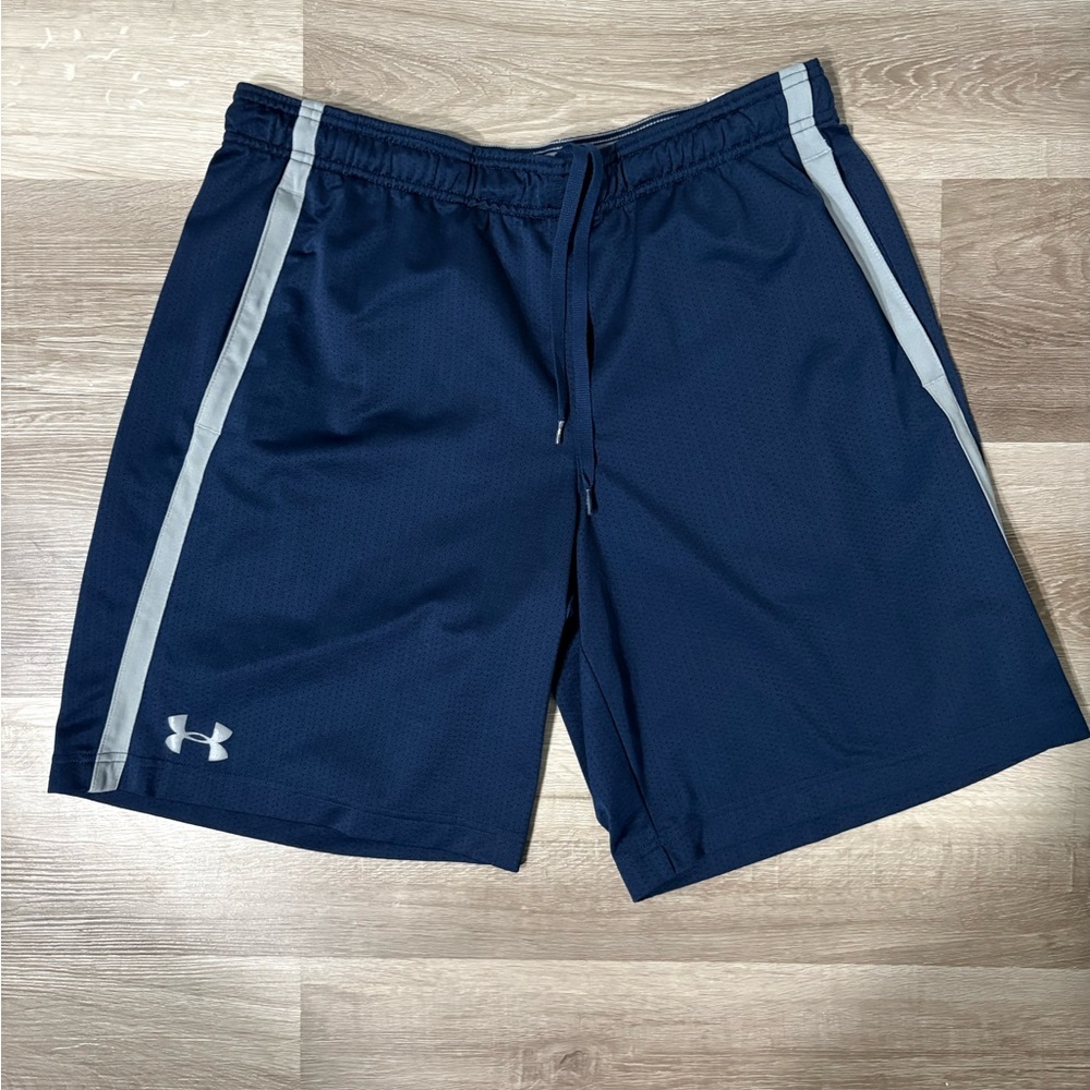 Under Armour Men's Navy Blue Athletic Shorts